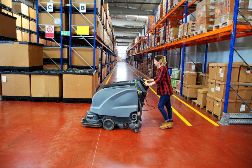 Warehouse cleaning